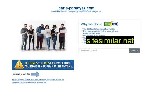 chris-paradysz.com alternative sites