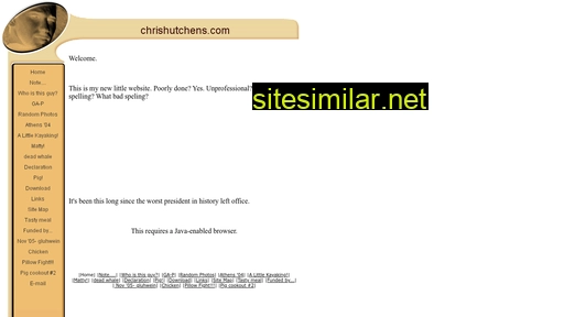 Chrishutchens similar sites