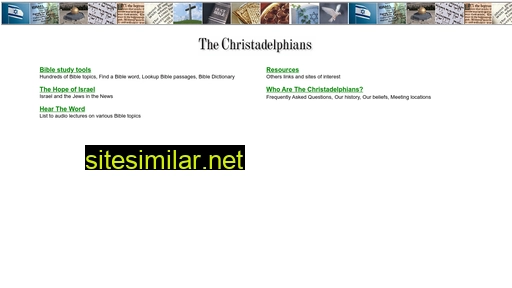 Christadelphians similar sites