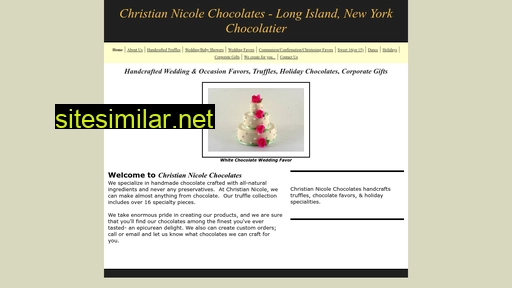 christiannicolechocolates.com alternative sites