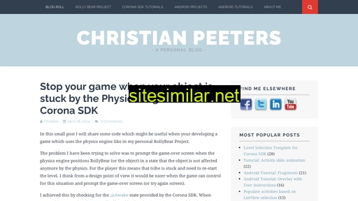 christianpeeters.com alternative sites