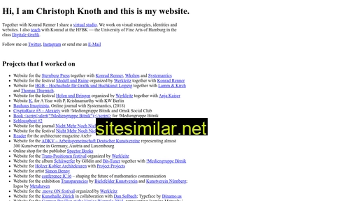 christoph-knoth.com alternative sites