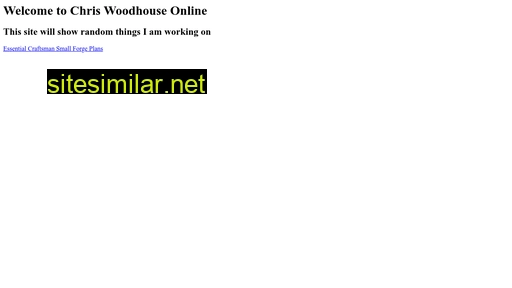 Chriswoodhouseonline similar sites