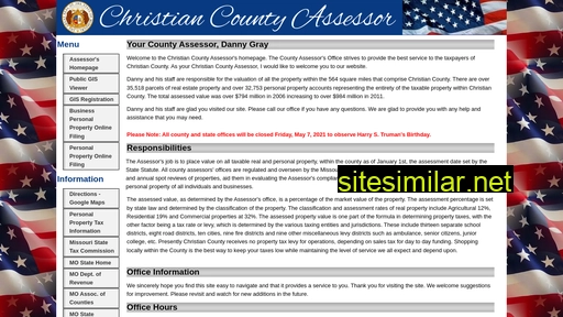 christiancountyassessor.com alternative sites