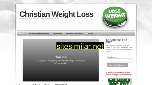 christianweightloss.com alternative sites