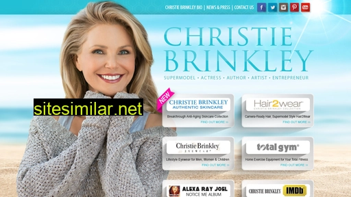 christiebrinkley.com alternative sites