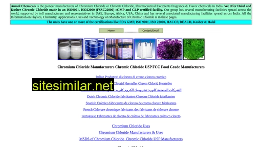 chromicchloride.com alternative sites