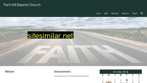 churchatparkhill.com alternative sites