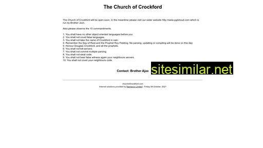 churchofcrockford.com alternative sites
