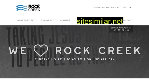 churchatrockcreek.com alternative sites