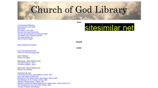 churchofgodlibrary.com alternative sites