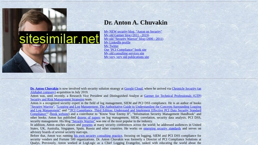 chuvakin.com alternative sites