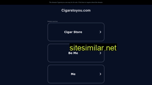 Cigarstoyou similar sites