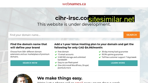 cihr-irsc.com alternative sites