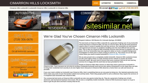Cimarronhillslocksmith similar sites
