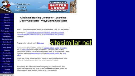 cincinnati-gutter-roofing-siding.com alternative sites