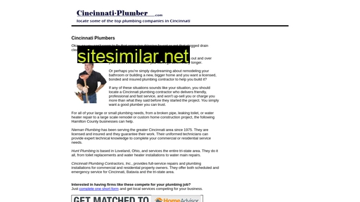 cincinnati-plumber.com alternative sites