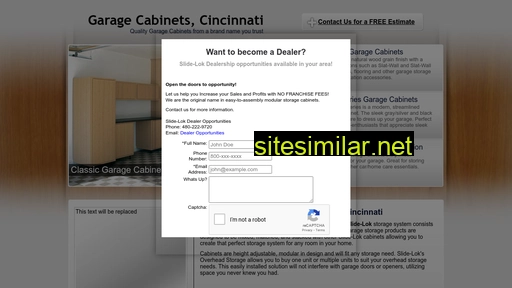 Cincinnatigaragecabinets similar sites