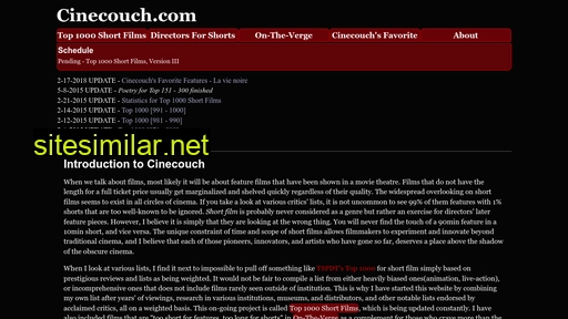 cinecouch.com alternative sites