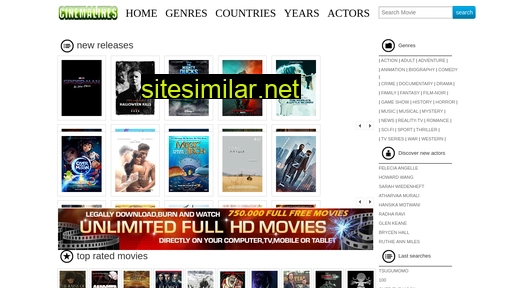 cinemalines.com alternative sites