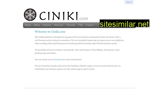 ciniki.com alternative sites