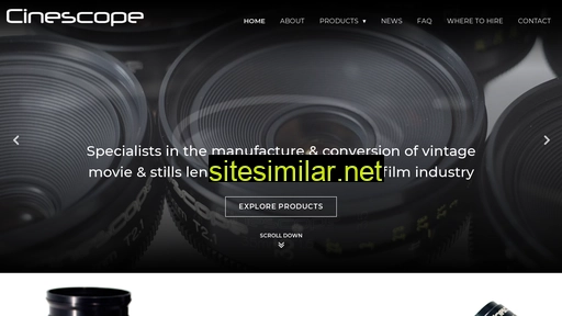 cinescopeoptics.com alternative sites