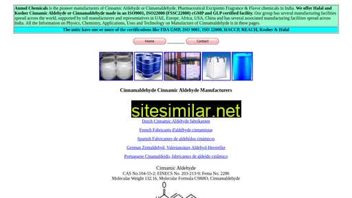 cinnamaldehydecinnamicaldehyde.com alternative sites