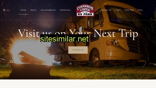 cinnamoncreekrvpark.com alternative sites