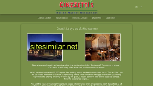 Cinzzettis similar sites