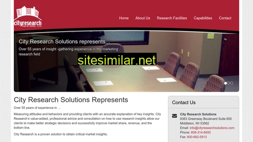 Cityresearchsolutions similar sites