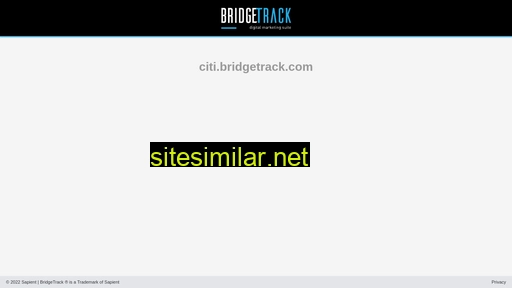 citi.bridgetrack.com alternative sites