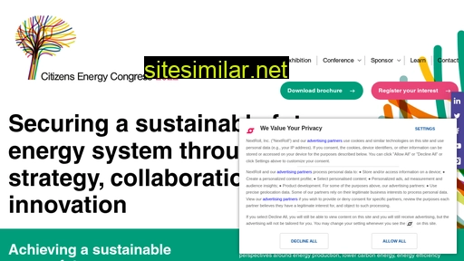 citizensenergycongress.com alternative sites