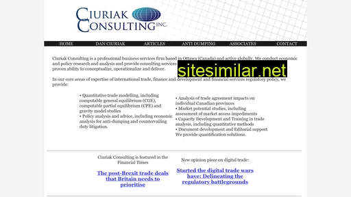 ciuriakconsulting.com alternative sites