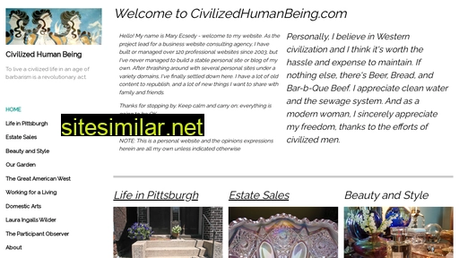 civilizedhumanbeing.com alternative sites