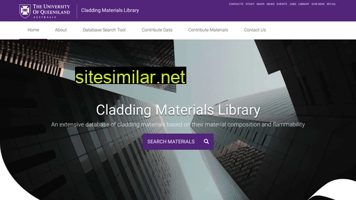 claddingmaterialslibrary.com alternative sites