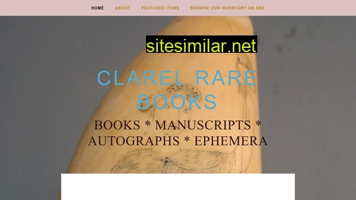 Clarelrarebooks similar sites
