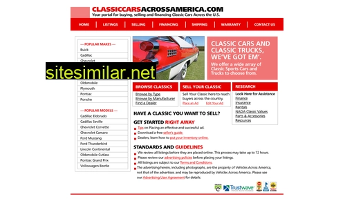 classiccarsacrossamerica.com alternative sites