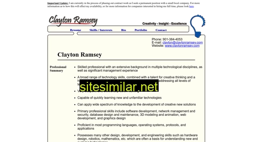claytonramsey.com alternative sites