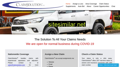 claimsolution.com alternative sites
