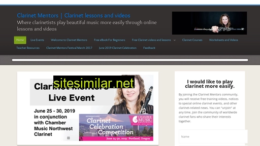 clarinetmentors.com alternative sites