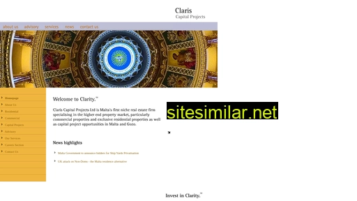 Clariscapitalprojects similar sites