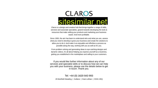 clarosdesign.com alternative sites