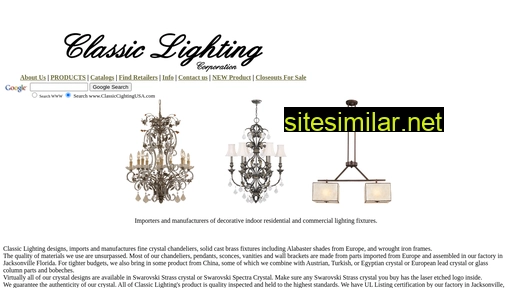 classiclightingusa.com alternative sites