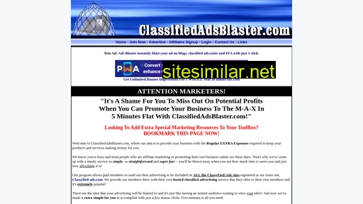 classifiedadsblaster.com alternative sites