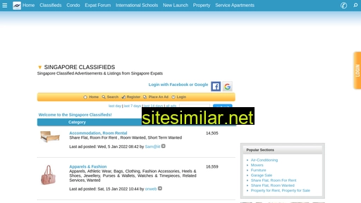 classifieds.singaporeexpats.com alternative sites