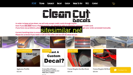 Cleancutdecals similar sites
