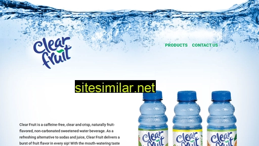 clearfruitwater.com alternative sites