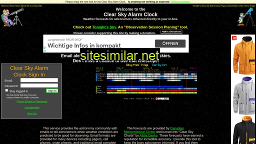 clearskyalarmclock.com alternative sites
