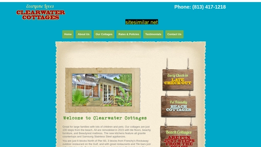 clearwatercottages.com alternative sites