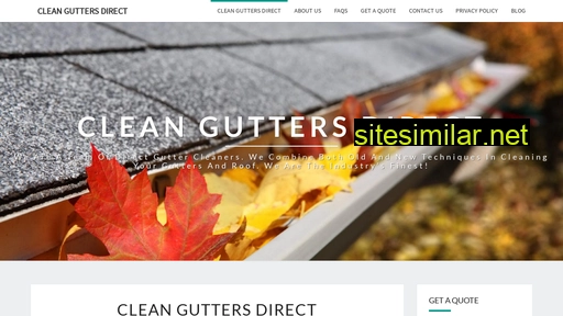 Cleanguttersdirect similar sites